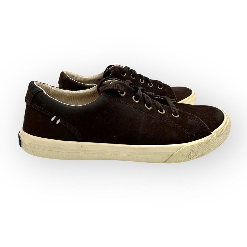 Sperry Kids Striper II LTT Top Sider Lace Up Sneaker Shoes Brown Size 2M